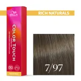 Тонирующий крем для волос Wella Professionals Color Touch, без аммиака, 60 мл, оттенок 7/97 — фото 1