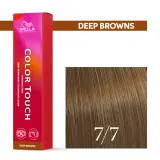 Тонирующий крем для волос Wella Professionals Color Touch, без аммиака, 60 мл, оттенок 7/7 — фото 1