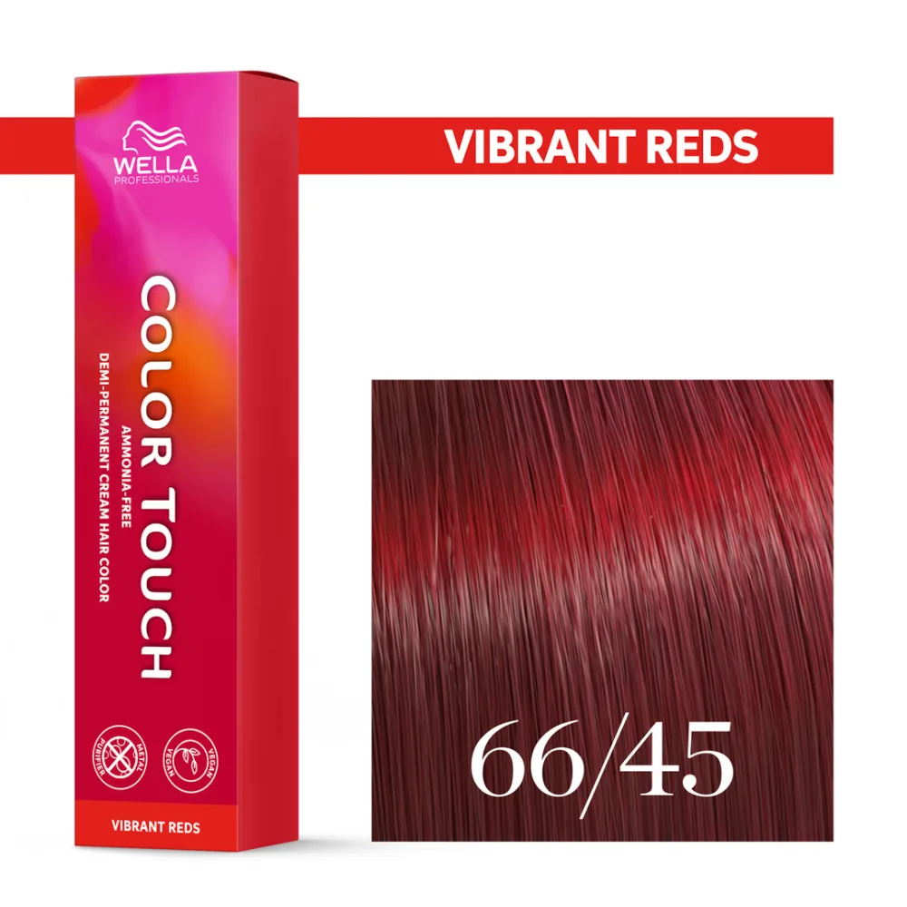 Тонирующий крем для волос Wella Professionals Color Touch, без аммиака, 60 мл, оттенок 66/45