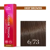 Тонирующий крем для волос Wella Professionals Color Touch, без аммиака, 60 мл, оттенок 6/73 — фото 1
