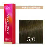 Тонирующий крем для волос Wella Professionals Color Touch, без аммиака, 60 мл, оттенок 5/0 — фото 1