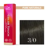 Тонирующий крем для волос Wella Professionals Color Touch, без аммиака, 60 мл, оттенок 3/0 — фото 1