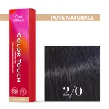 Тонирующий крем для волос Wella Professionals Color Touch, без аммиака, 60 мл, оттенок 2/0 — фото 1