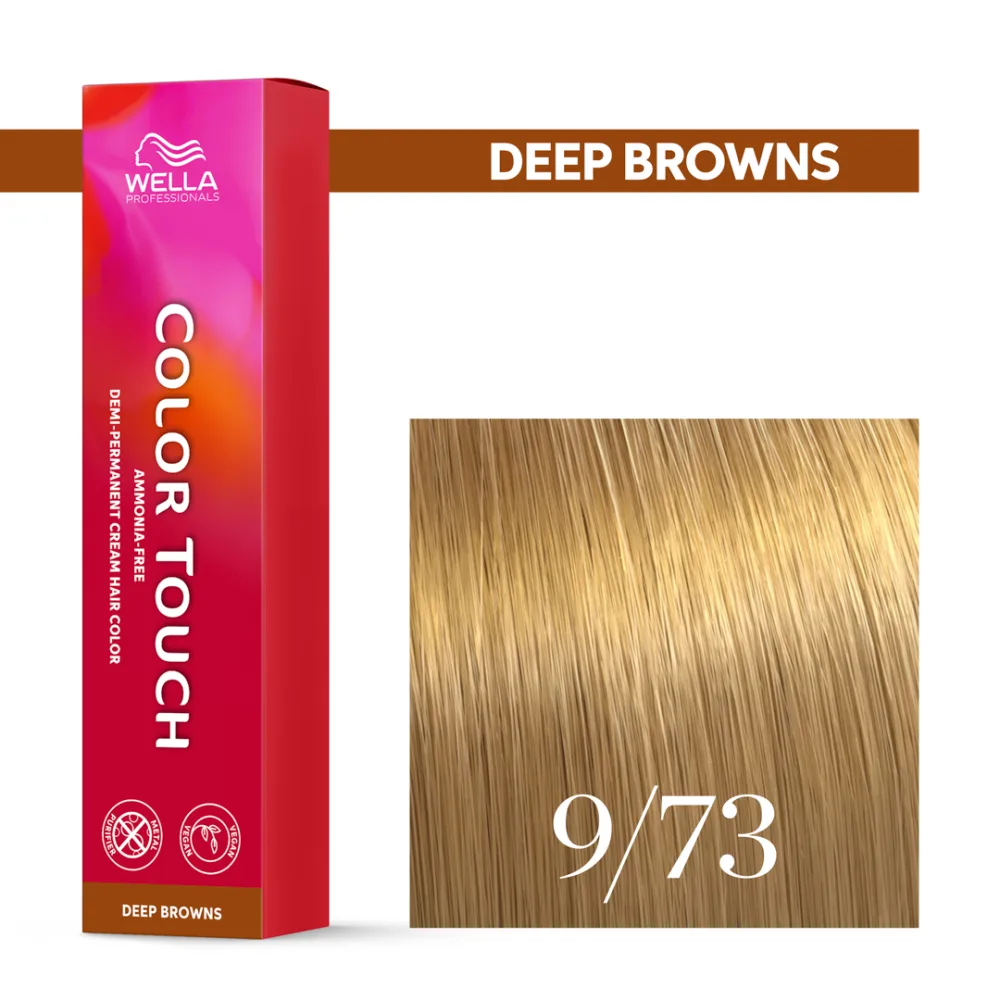 Тонирующий крем для волос Wella Professionals Color Touch, без аммиака, 60 мл, оттенок 9/73