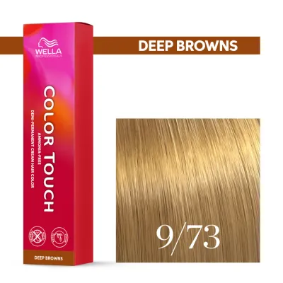 Тонирующий крем для волос Wella Professionals Color Touch, без аммиака, 60 мл, оттенок 9/73