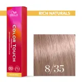 Тонирующий крем для волос Wella Professionals Color Touch, без аммиака, 60 мл, оттенок 8/35 — фото 1