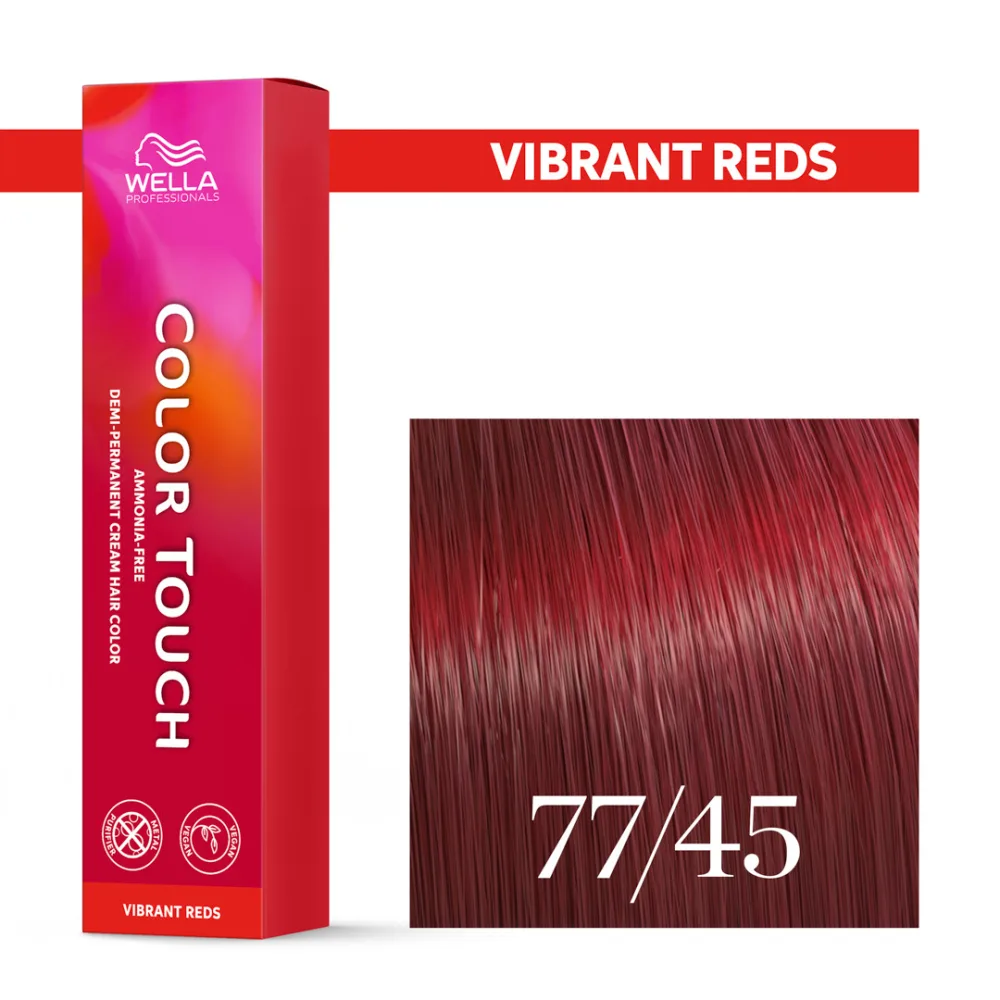 Тонирующий крем для волос Wella Professionals Color Touch, без аммиака, 60 мл, оттенок 77/45