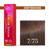 Тонирующий крем для волос Wella Professionals Color Touch, без аммиака, 60 мл, оттенок 7/75 — фото 1