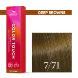 Тонирующий крем для волос Wella Professionals Color Touch, без аммиака, 60 мл, оттенок 7/71 — фото 1