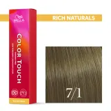 Тонирующий крем для волос Wella Professionals Color Touch, без аммиака, 60 мл, оттенок 7/1 — фото 1