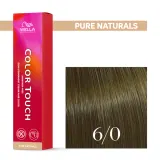Тонирующий крем для волос Wella Professionals Color Touch, без аммиака, 60 мл, оттенок 6/0 — фото 1
