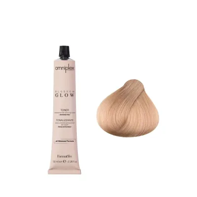 Тонер для волос Farmavita Toner Omniplex Blossom Glow, без аммиака, 100 мл, оттенок Apricot, toner do włosów bez amoniaku, morelowy