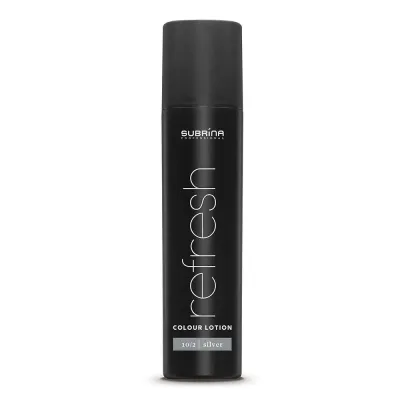 Оттеночный лосьон для волос Subrina Professional Refresh Colour Lotion, смываемый, 250 мл, оттенок 10/2 srebrny [060349]