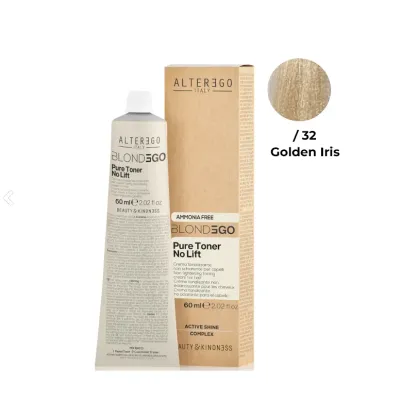 Тонер для волос Alter Ego Blondego Pure Toner, для блонда, 60 мл, оттенок włosów, Golden Iris