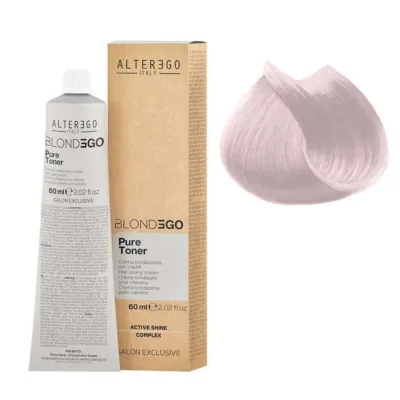 Тонер для волос Alter Ego Blondego Pure Toner, для блонда, 60 мл, оттенок włosów White