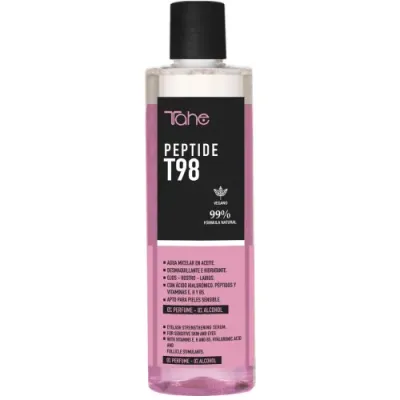 Двухфазная мицеллярная вода Tahe Peptide T98 Bifase, увлажняющая, для чувствительной кожи, 300 мл