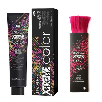 Прямой пигмент Lisap Xtreme Color, полуперманентный, 60 мл, оттенок Mad Pink