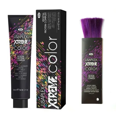Прямой пигмент Lisap Xtreme Color, полуперманентный, 60 мл, оттенок Moody Purple
