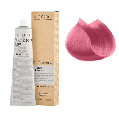 Тонер для волос Alter Ego Blondego Pastel Toner, пастельные оттенки, 60 мл, оттенок Pink Pop