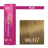 Тонирующий крем для волос Wella Professionals Color Touch Plus, интенсивный, 60 мл, оттенок 88/07 — фото 1