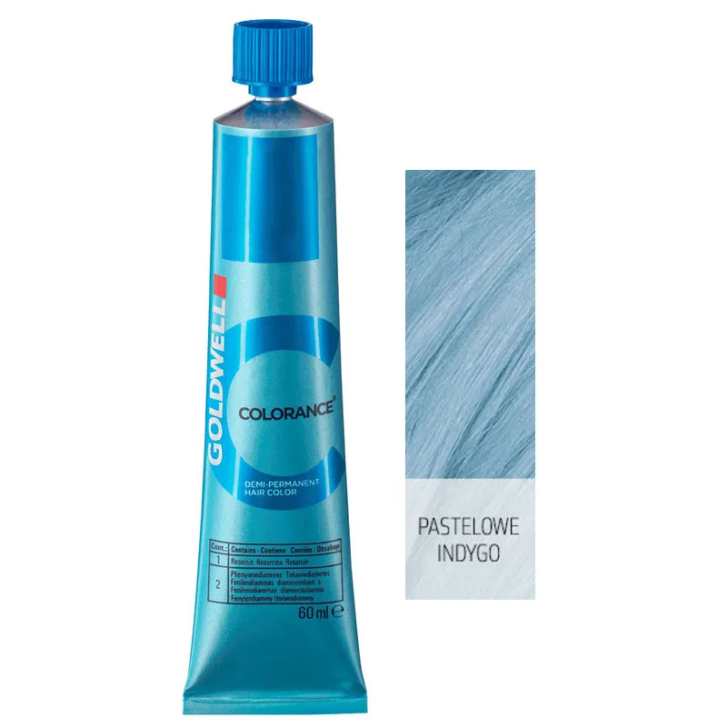 Полуперманентная краска для волос Goldwell Colorance, пастельная, оттенок индиго, 60 мл