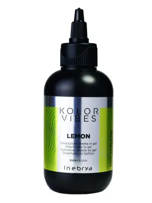 Полуперманентная краска для волос Inebrya Kolor Vibes, гелевая, смываемая, 150 мл, оттенок Lemon [771026089]