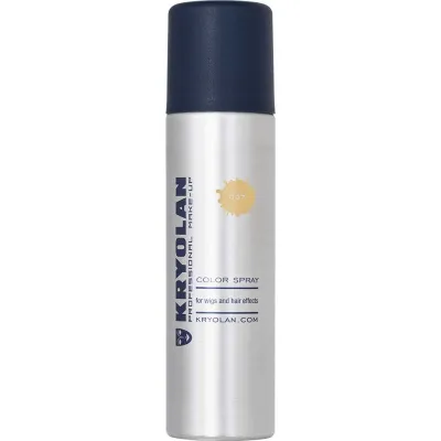 Окрашивающий спрей для волос Kryolan, смываемый, 150 мл, оттенок D37 - LOAMY YELLOW