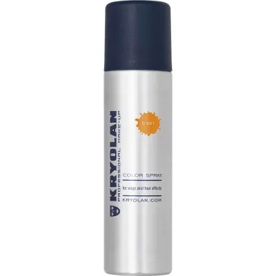 Окрашивающий спрей для волос Kryolan, смываемый, 150 мл, оттенок D331 - ORANGE