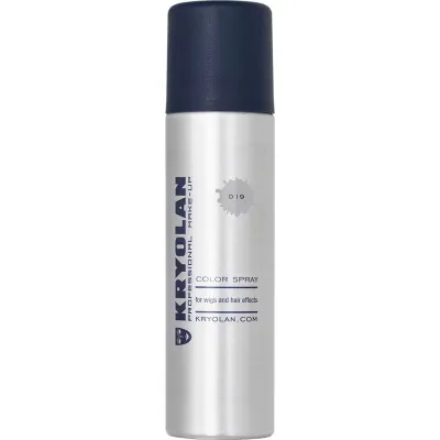 Окрашивающий спрей для волос Kryolan, смываемый, 150 мл, оттенок D19 - GREY