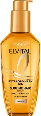 Несмываемое масло для волос L'Oreal Paris Elvital Extraordinary Oil питающее, для блеска, для сухих волос, 100 мл