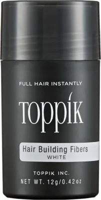 Кератиновые волокна для волос Toppik Hair Building Fibers, для редеющих волос, оттенок White