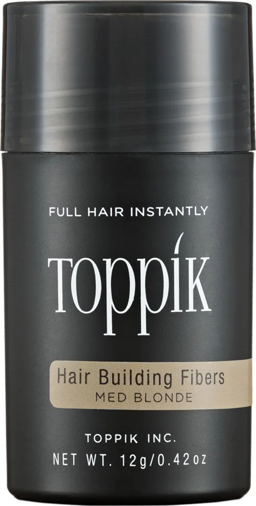 Кератиновые волокна для волос Toppik Hair Building Fibers, для редеющих волос, оттенок Medium Blonde