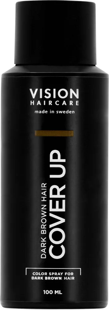 Спрей-краска для волос Vision Haircare, временная, для отросших корней, оттенок тёмно-коричневый, 100 мл