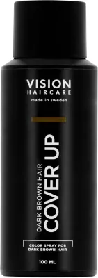 Спрей-краска для волос Vision Haircare, временная, для отросших корней, оттенок тёмно-коричневый, 100 мл