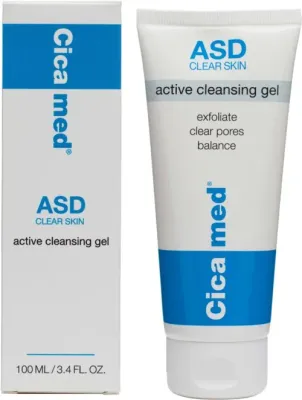 Гель для умывания Cicamed ASD Clear Skin очищающий, для жирной кожи, склонной к высыпаниям, 100 мл