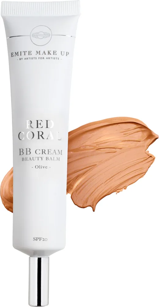 BB-крем Emite Make Up Red Coral SPF 20, увлажняющий, оттенок Coral Olive, 35 мл