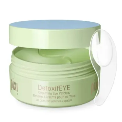 Патчи для кожи вокруг глаз Pixi DetoxifEYE Depuffing Eye Patches против отёков, увлажняющие, 30 шт