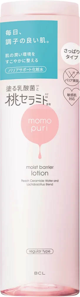 Тонер для лица Momopuri Moist Barrier Lotion Regular Type увлажняющий, для чувствительной кожи, 200 мл