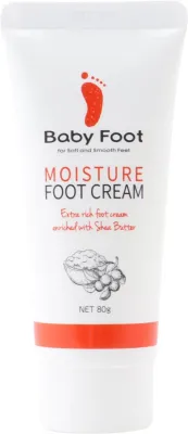 Крем для стоп Baby Foot Foot Cream Extra Rich, увлажняющий, с маслом ши, 80 г
