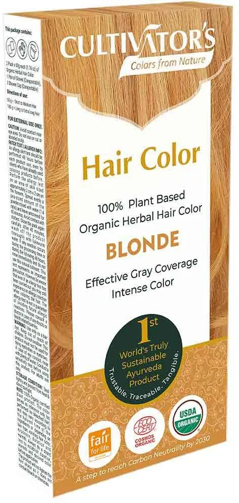 Растительная краска для волос Cultivator's, оттенок Blonde, 100 г