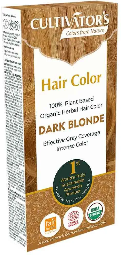 Растительная краска для волос Cultivator's, 100 г, оттенок Dark Blonde