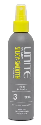 Спрей-кондиционер Unite Re:Unite Silky:Smooth Heat Activator несмываемый, против пушения, с термозащитой, 177 мл