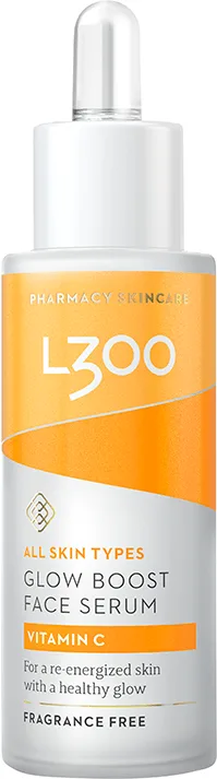 Сыворотка для лица L300 Vitamin C Glow Boost Face Serum, с витамином C и гиалуроновой кислотой, 30 мл