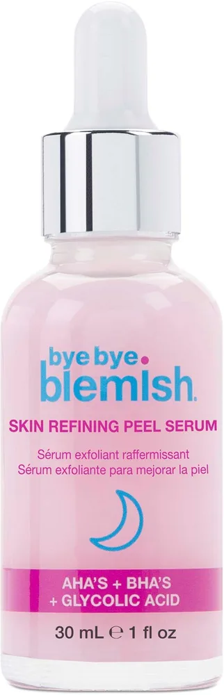 Сыворотка-пилинг для лица Bye Bye Blemish Skin Refining Peel Serum, отшелушивающая, с AHA и BHA, 30 мл