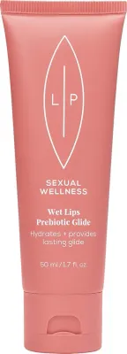 Интимный гель-лубрикант Lip Intimate Care Wet Lip Caring Glide Prebiotic, на водной основе, 50 мл