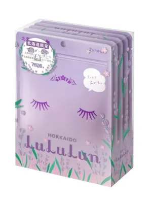Тканевые маски для лица LuLuLun Premium Sheet Mask Hokkaido Lavender, с экстрактом лаванды, 35 шт