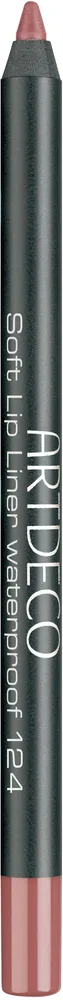Карандаш для губ Artdeco Soft Lip Liner Waterproof, водостойкий, оттенок 124 Precise Rosewood