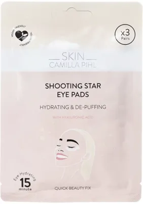 Патчи для кожи вокруг глаз Camilla Pihl Cosmetics Skin Shooting Star Eye Pads против отёков и тёмных кругов, 3 пары, 4 г