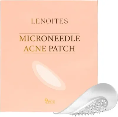 Патчи от прыщей Lenoites Microneedle Acne Patch, с микроиглами, ночные