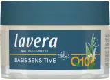 Ночной крем для лица Lavera Basis Sensitiv Q10 Anti-Ageing против признаков старения, с коэнзимом Q10, 50 мл — фото 1